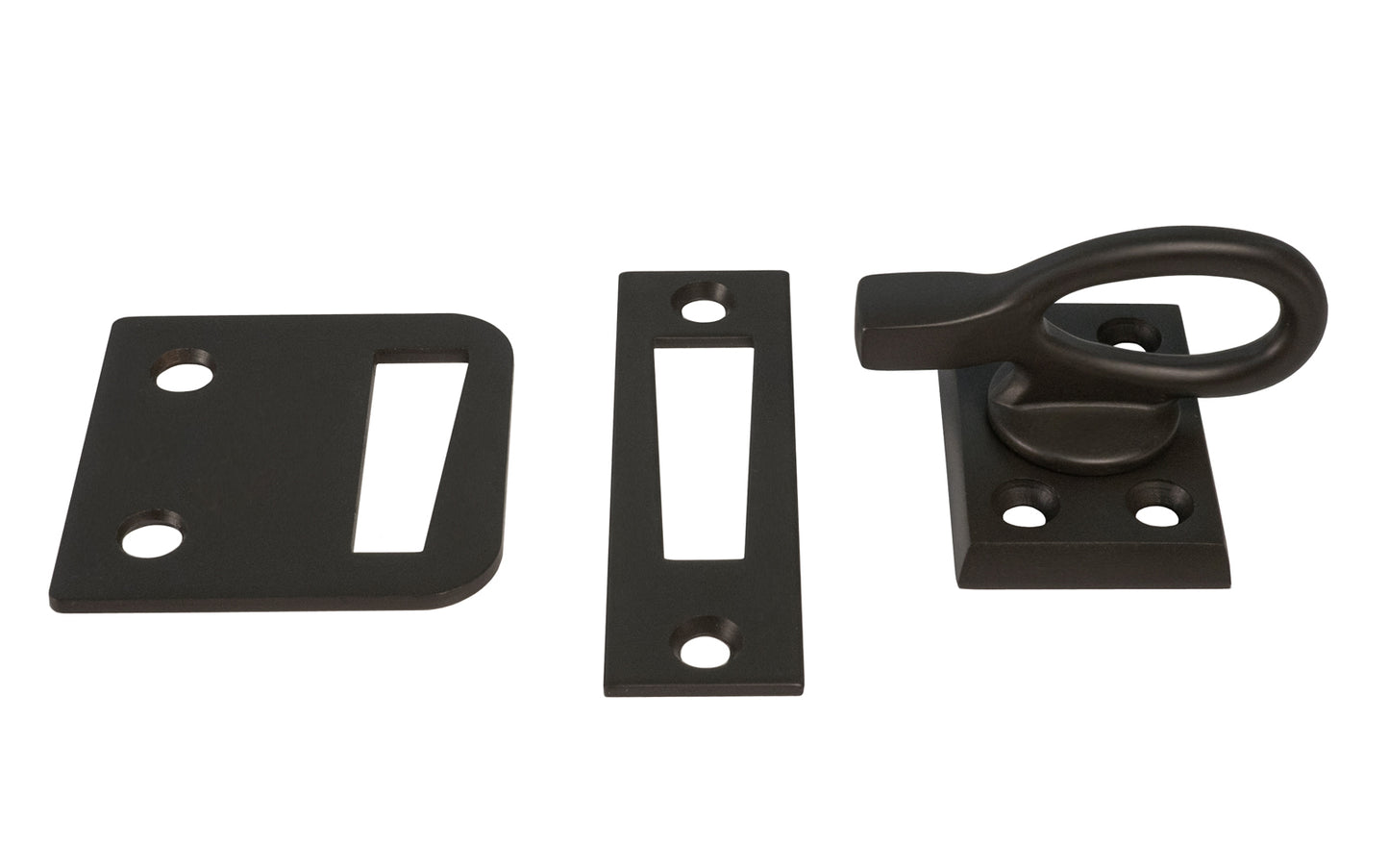 Vintage-style Hardware · Classic & traditional ring handle window casement latch made of quality solid brass. Latches & locks casement window frames. Durable strong pivot turn for sturdy operation. Oil Rubbed Bronze Finish.