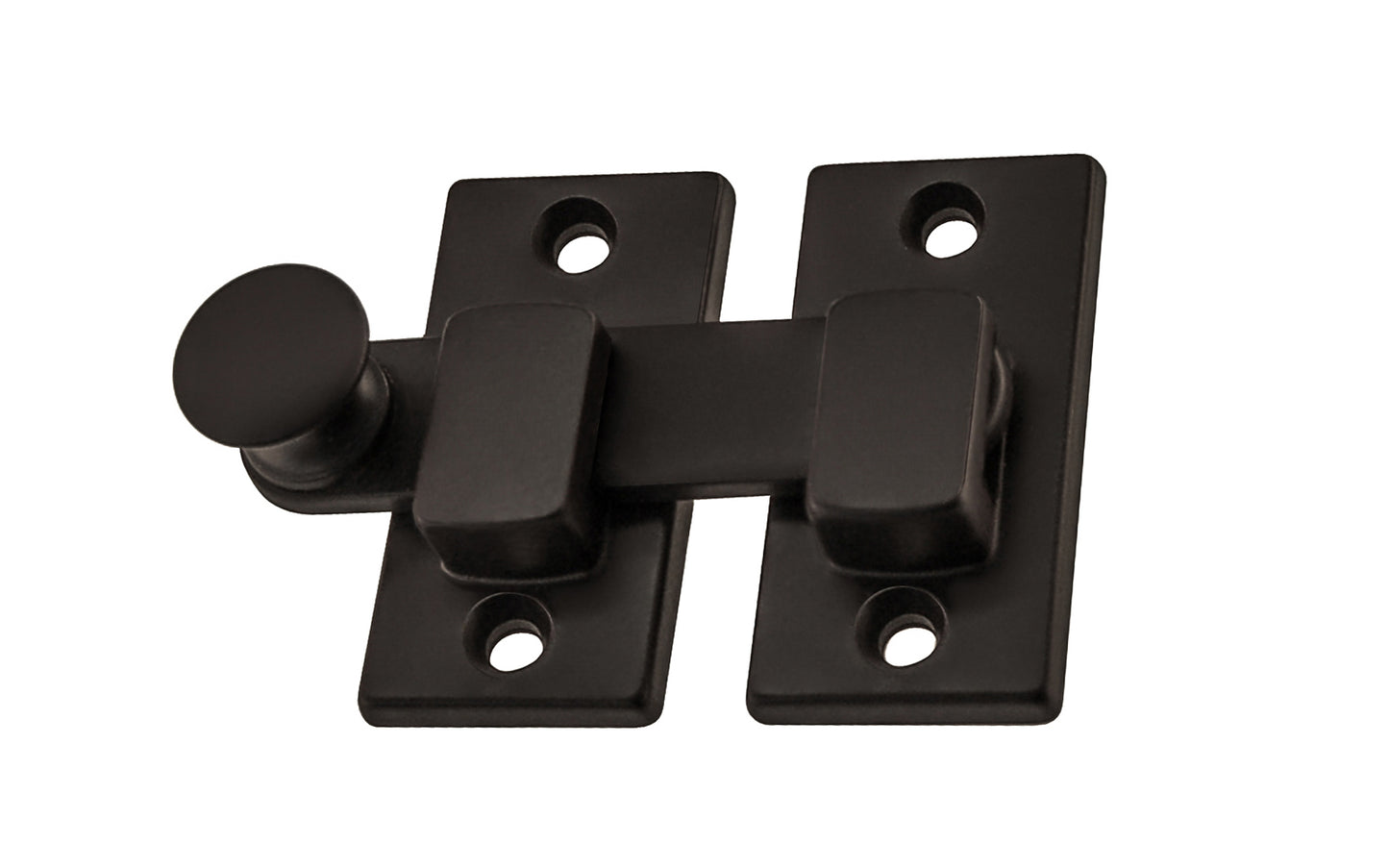 Vintage-style Hardware · Classic & traditional plain-style shutter bar made of solid brass material. Designed for interior window shutters, but it may be used on cabinet doors, bi-fold doors, pantry doors, windows, small doors. Oil Rubbed Bronze finish.