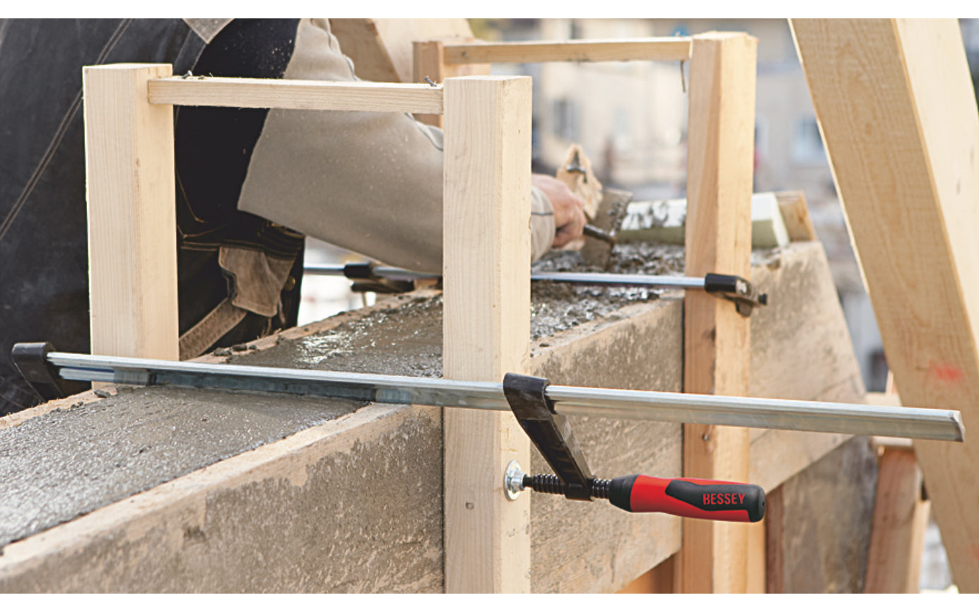 Bessey 16" Heavy-Duty Steel Bar Clamp with 2K Handle ~ TGK4.516+2K