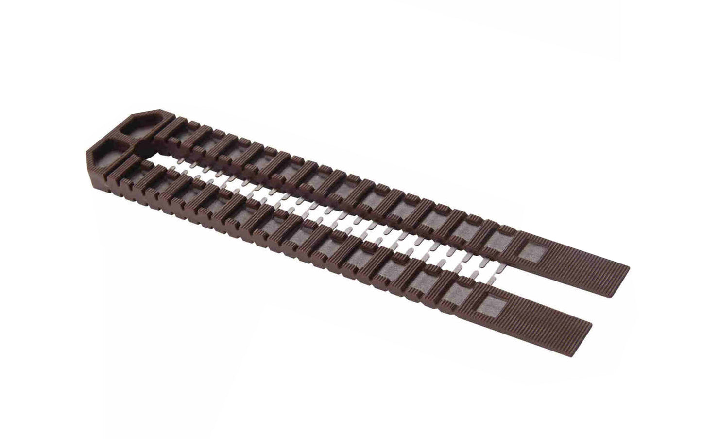 7-3/4" x 1-5/8" plastic double snap shims by Broadfix are great for a variety of applications. Tapered wedge shim for traditional "folding wedge" shimming - use two opposing shims to create a parallel plane at the required thickness. Double snapping feature, which allows it to snap both ways at preset break-points