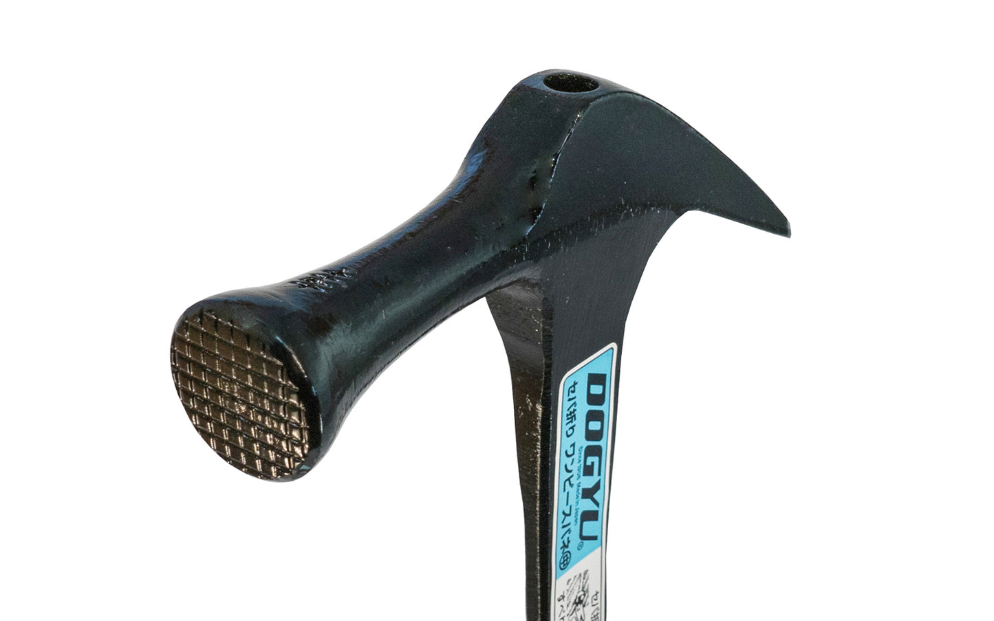 Made in Japan · Japanese One-piece Steel Dogyu Panel hammer is a mill face hammer. All steel Japanese Hammer - 4962819002391 - Dogyu Carpenter Framing Hammer - Milled Face - Waffle Face - Panel Hammer - Rubber cushion grip - Hammer claw is shorter than most hammer claws, resulting in more leverage in nail pulling