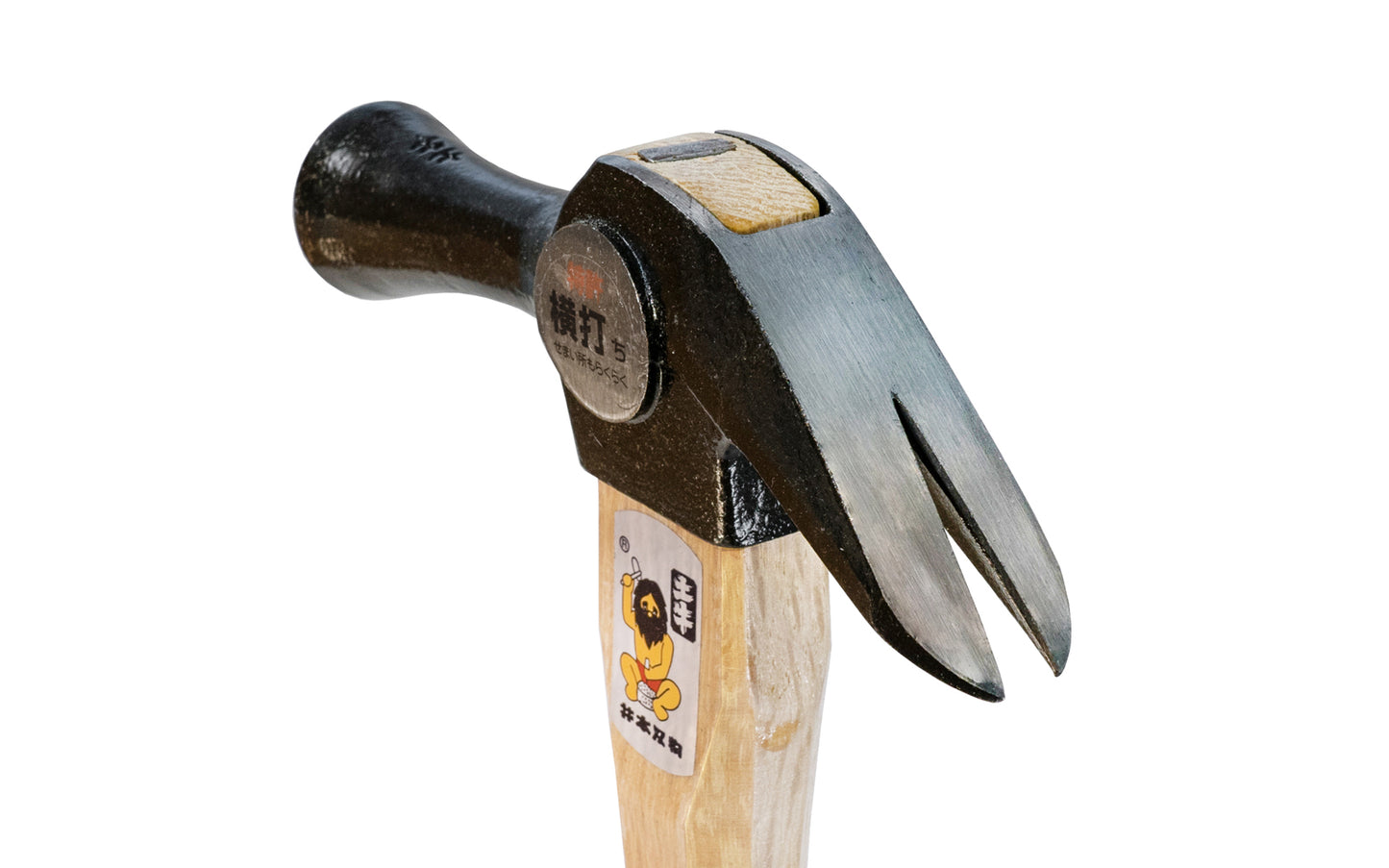 This smooth face Japanese Dogyu Kariwaku hammer is a good all-purpose hammer that's great for framing work. Hammer claw is shorter than most hammer claws, resulting in more leverage in nail pulling. Wooden handle is made of Japanese White Oak - Weight: 560 g / 19.75 oz - 4962819001011 - 390 mm (15-1/2") Length