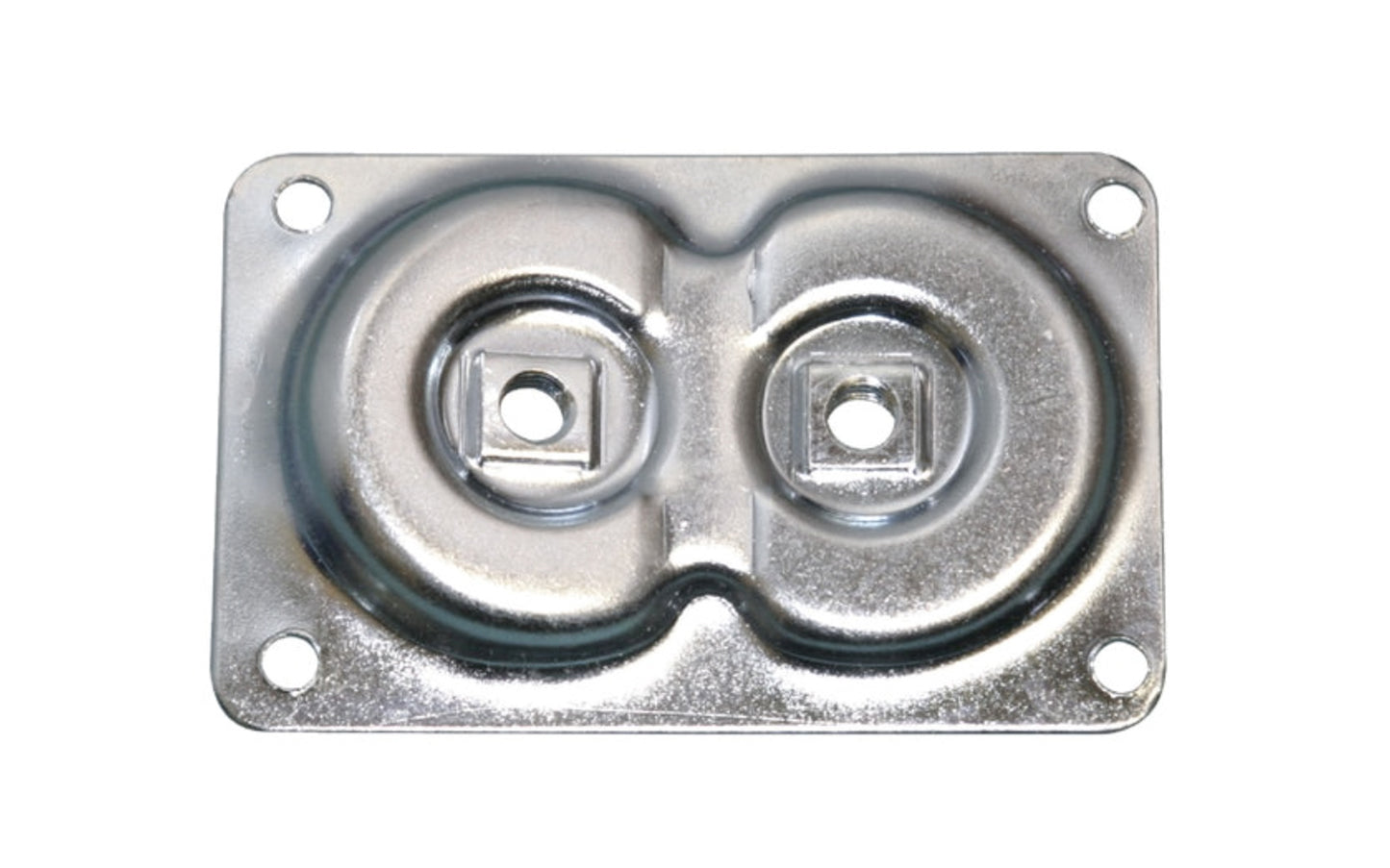 This angle & straight top dual plate for furniture hardware allows for attaching wooden table legs & bun feet to furniture. Great for building from scratch, or restoring an old favorite. Heavy-gauge non-rust steel. 5/16"-18 TPI center hole. Includes four screws. One plate in pack. Made by Waddell Mfg. Model 2750.