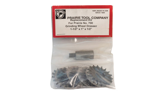 Prairie Tool Co. Replacement Kit for Prairie No. 700 Grinding Wheel Dresser. 1-1/2" x 1" x 1/2" Made in USA. 729869000012