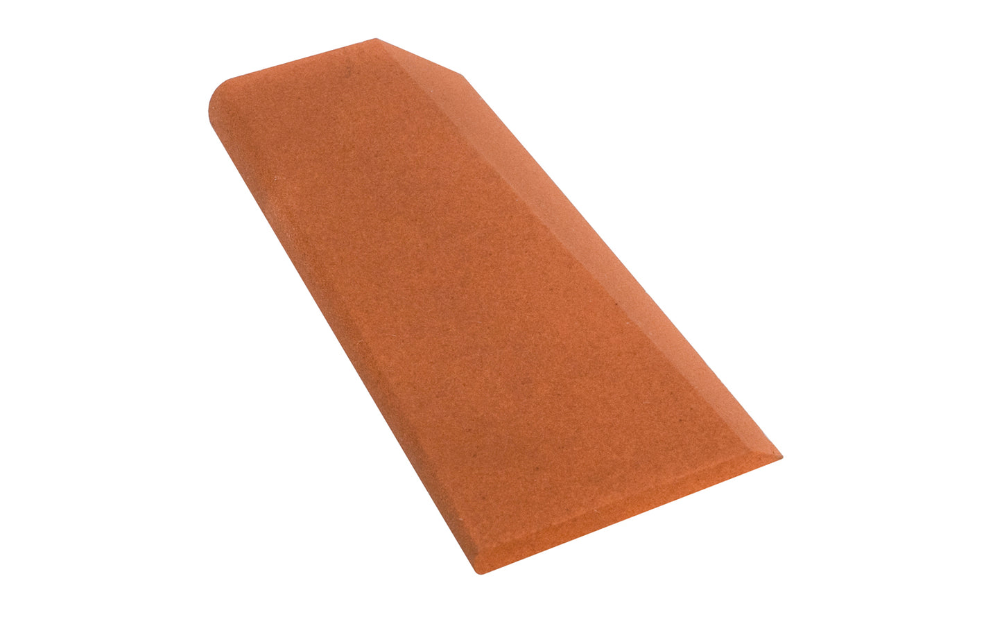 Norton Round Edge Fine India Slip Stone with fine grit aluminum oxide abrasive. To improve sharpening & reduce clogging, use with oil. Great for sharpening carving tools, V-tools, & gouges. 4-1/2" length x 1-3/4" width - 1/2" x 3/8" thickness. Made by Norton, Saint Gobain. Model FSSP44. 699366134117