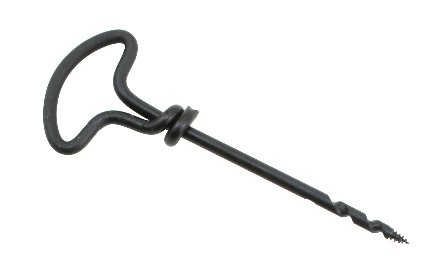 High quality Gimlet tools are hardened to the end of the flute, & the screw thread is specially annealed to make sure that it is not easily broken. The double spiral flutes are machined. Commonly used to bore shallow holes in wood, usually for screws. 6 mm Size. Made in France. Screw starter.