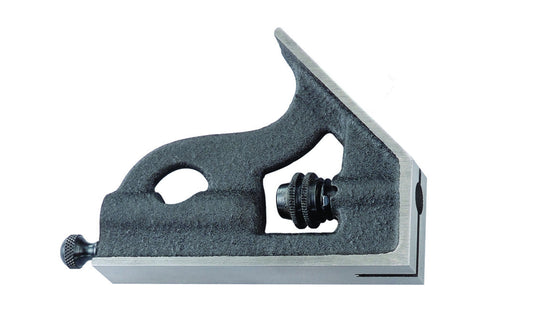 Starrett H11-6 Square Head Only for 6" Combination Square Blade. Cast iron head with black wrinkle finish.   Made in USA. 049659500707