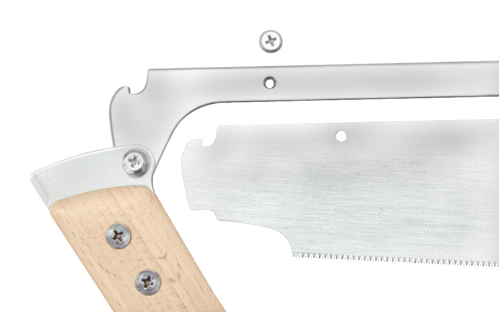 This Japanese Gyokucho Folding pull-saw "Orizuru" is a good all-purpose folding woodworking razorsaw for carpentry work, making furniture, wood crafts, bamboo crafts, etc. Saw is good for general timber & lumber, Ply wood, Laminated wood, & Particle board (OSB), MDF panel. Folding Japanese Pull Saw. Made in Japan.