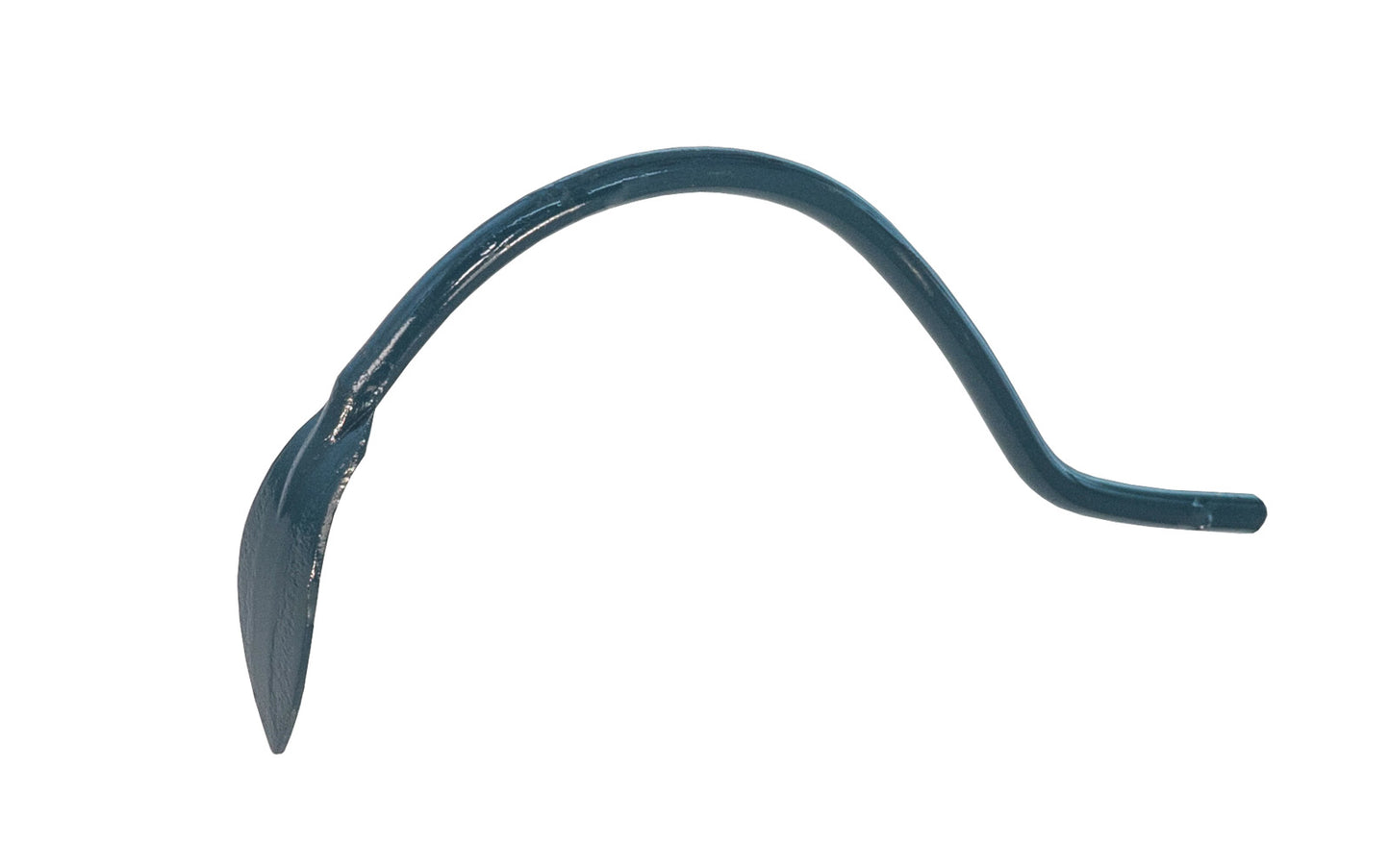 A Japanese One Prong Cultivator Head. 10" overall length. Blade is 2-1/2" long x 1" wide. Cultivator Weeder Head Blade. Handle not included. Made in Japan