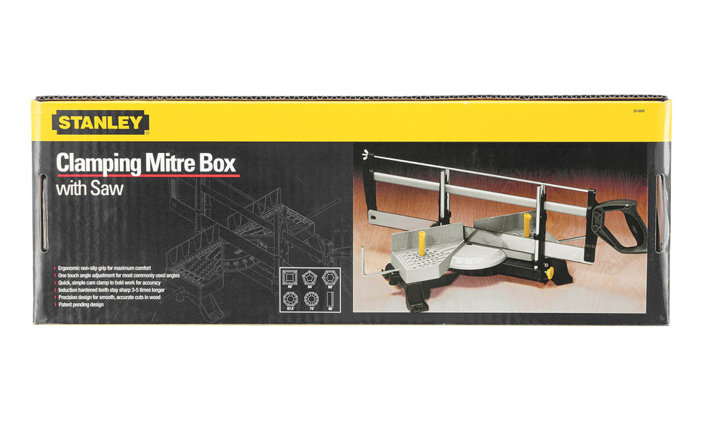 Stanley Clamping Miter Box ~ With 20-800 Saw