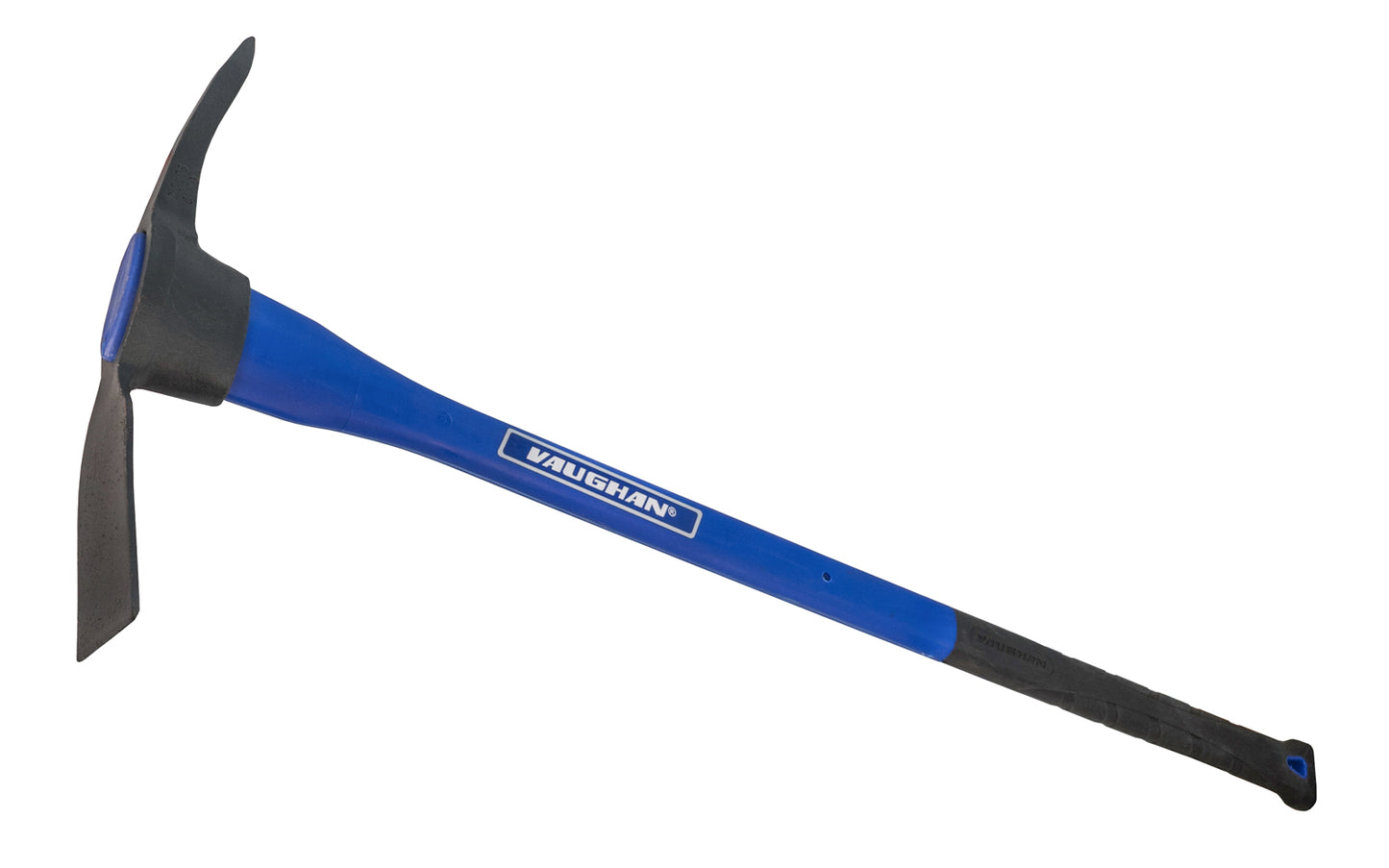 Vaughan Model PM2XF. 2-1/2 lb. Vaughan Pick Mattock is good for digging up soil, prying rocks & chopping hard soils.fiberglass handle with rubber grip. 2-3/4" hoe end width. 093848591229. Vaughan Fiberglass Axe. 34" long