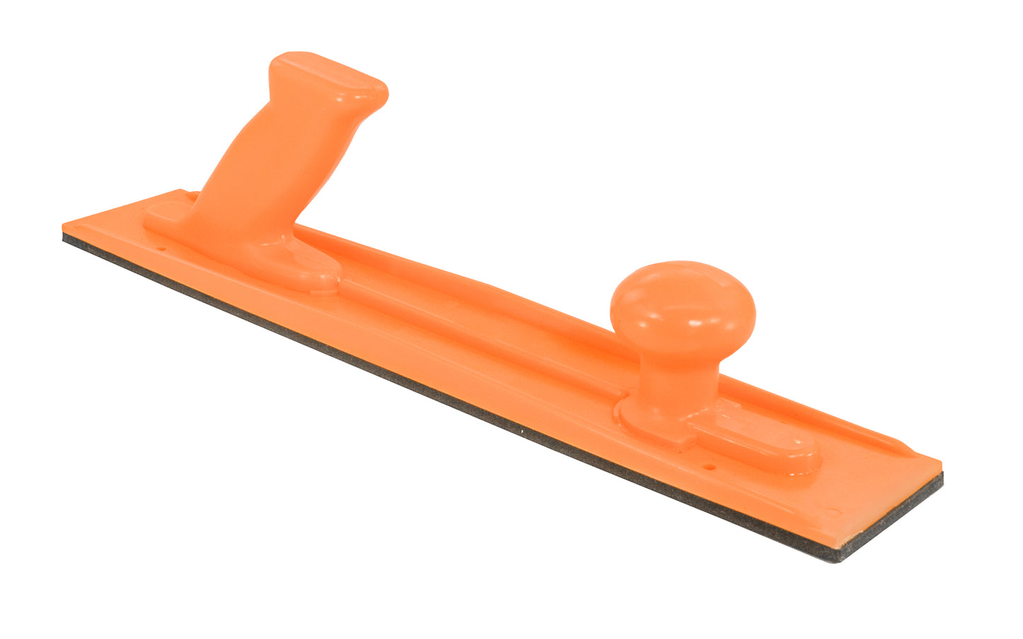 These 2-3/4" x 16" push blocks should be in every shop that has a table saw, jointer, shaper, and other power tools. The rubber pad on the bottom of the block gives a firm grip on the work, while your hands are kept away from the danger area. 744391119605, Model 825-1050