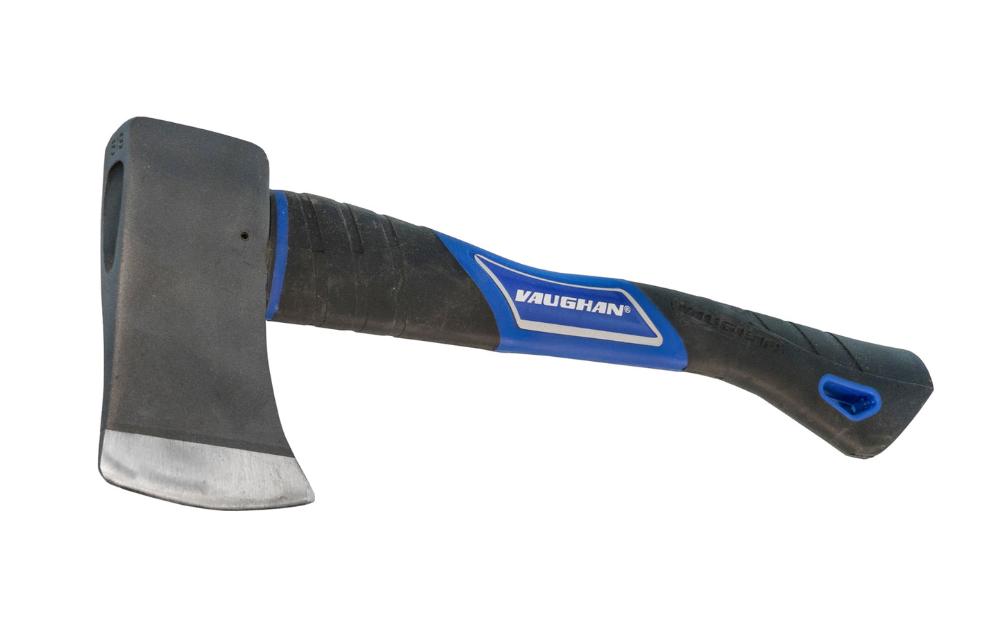 Vaughan Model SA125XF. 1-1/4 lb. Hatchet axe great for everyday use. It is especially a good tool for splitting small firewood & kindling, & is also good for trimming branches, garden work, camping, or just general purpose chopping. 3" long cutting blade with fiberglass handle & rubber grip. 093848593018