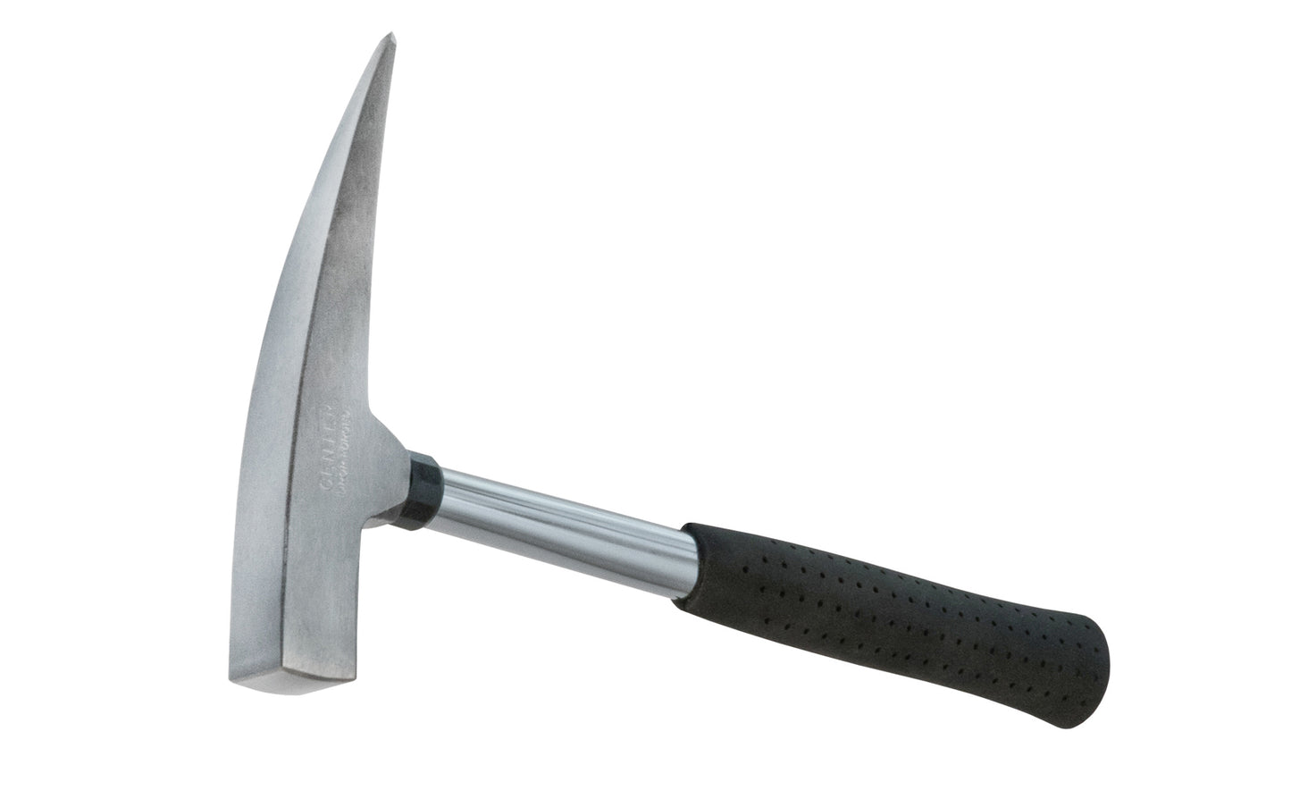 The 20 oz Rock Pick Hammer with Cushion Grip is a very durable & strong pick made in Japan. Drop forged steel pick head with steel handle with a cushion grip. The handle reduces impact vibrations due to the nylon vinyl shock reduction grip. Made in Japan.