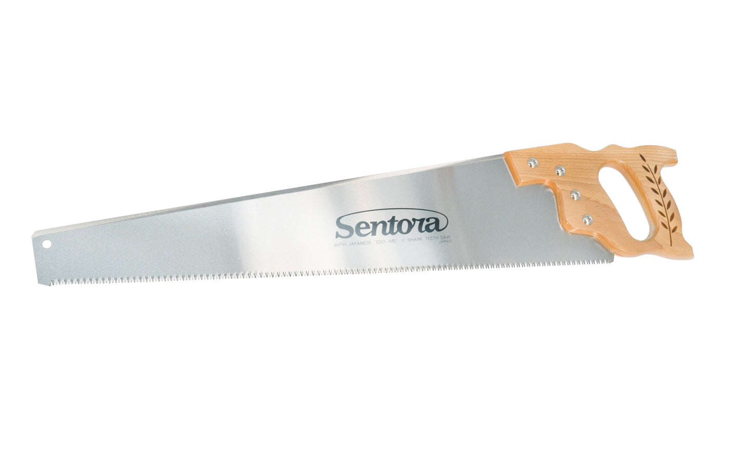 This Japanese hand saw has "Edo-Me" shark teeth. 10 TPI