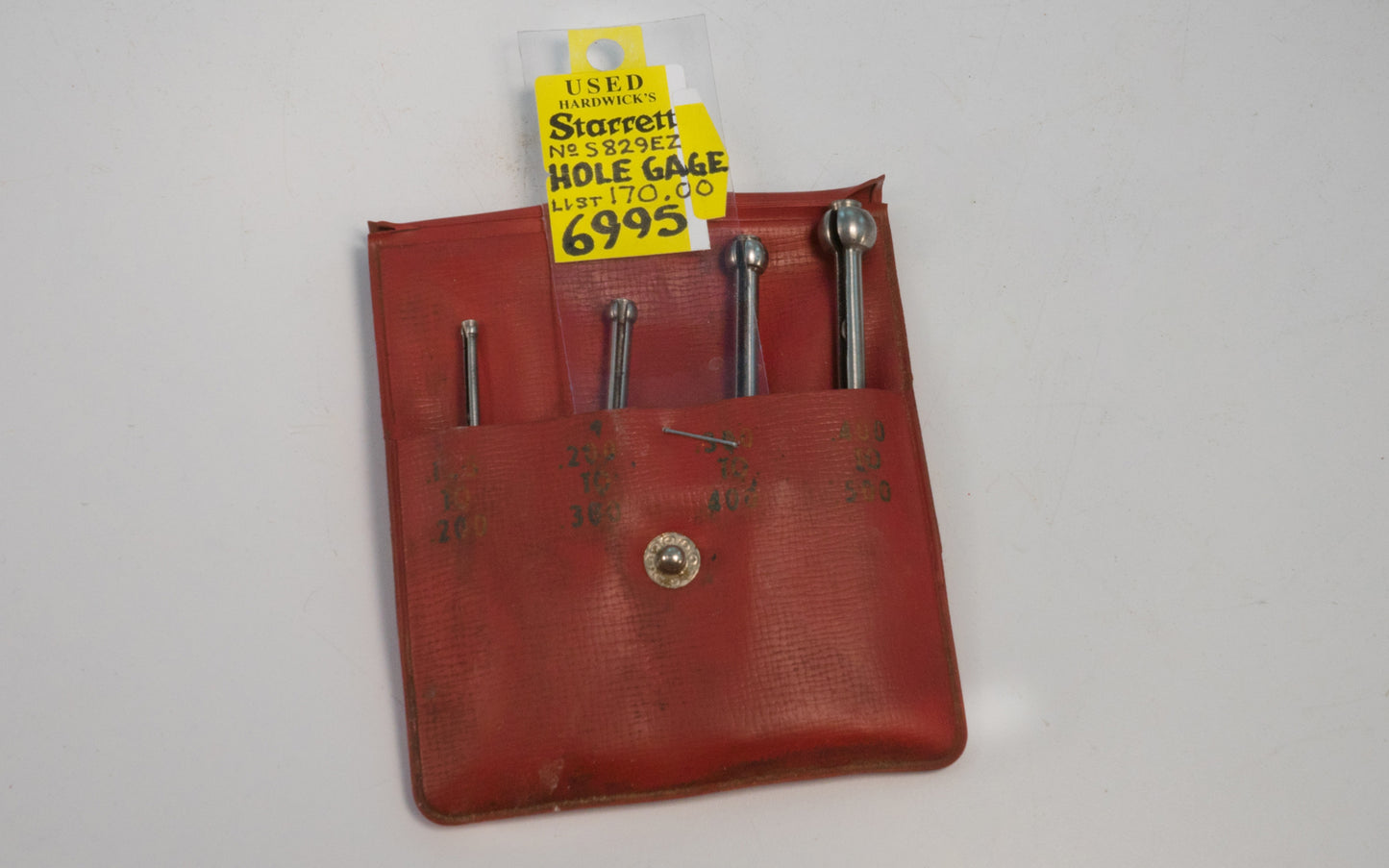 Starrett S829FZ Hole Gage Set - USED