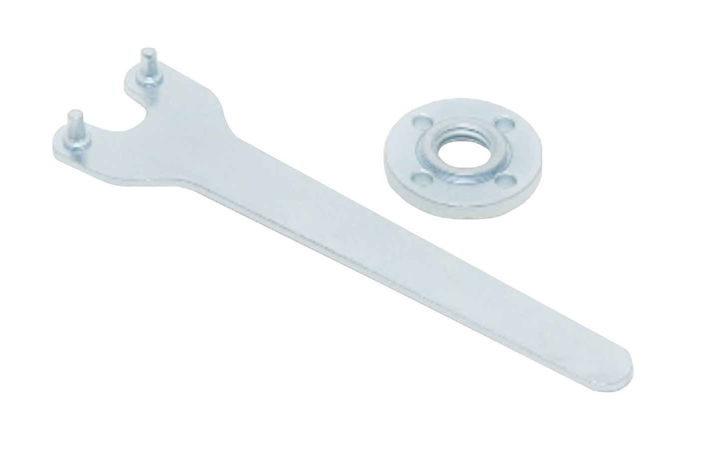 Titan Tools Flange Nut & Wrench Set. Fits polishers & grinders with 5/8-11 spindle threads. Model 22511. 802090225116