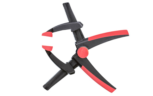 Bessey Clamps Model No. XV5-170 - These variable spring clamps from Bessey can clamp on items and have 6-1/2" max opening. 2" depth reach. Soft-touch swivel pads prevent marring of soft work & handles remain in constant easy-to-grip position at all openings. Soft & non-slip two component ergonomic handle - Double Jaw ~ 091162000731