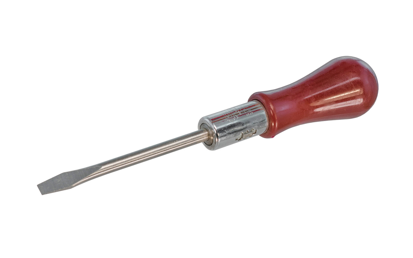 "Yankee 10A" screwdriver with slotted Drive - 4" long blade (100 mm). Fully heat treated & tempered bar for long life. Ratcheting Stanley screwdriver 4" long blade (100 mm). Model No. 3-68-104. Brand new un-used old stock. Made in England. 3253563681040