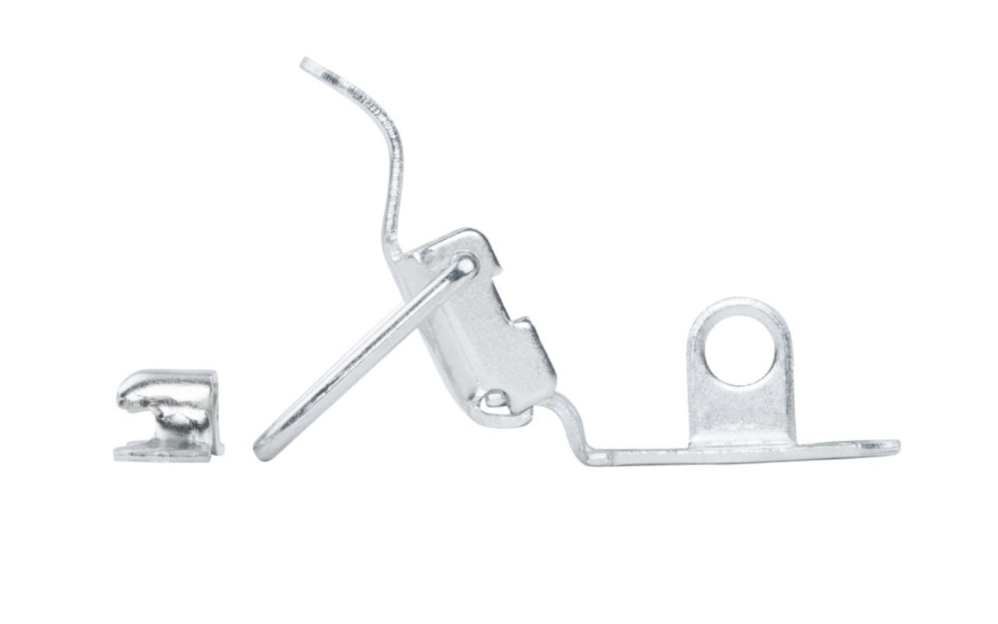 These lockable draw catches are made of steel material with zinc-plated finish. Latches for a tight secure closing. Surface mount. Use to secure trunks, chests, cases, tool boxes, & other items. 1-5/8" wide x 2-1/2" high. National Hardware Model No. N208-579. 2 Pack. 038613208575