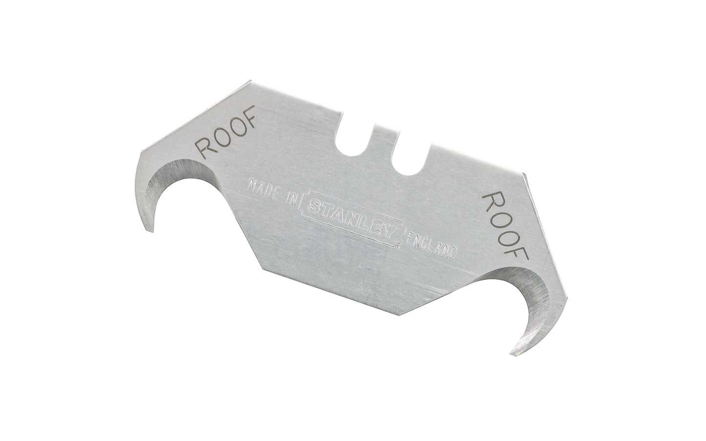 Stanley Heavy Duty Roofing Blades - 5 Pack ~ 11-939 - Made in England ~ Cuts roofing shingles, felt paper, Tyvek®, foam board, insulation, shingles & other building materials - Hook Blades