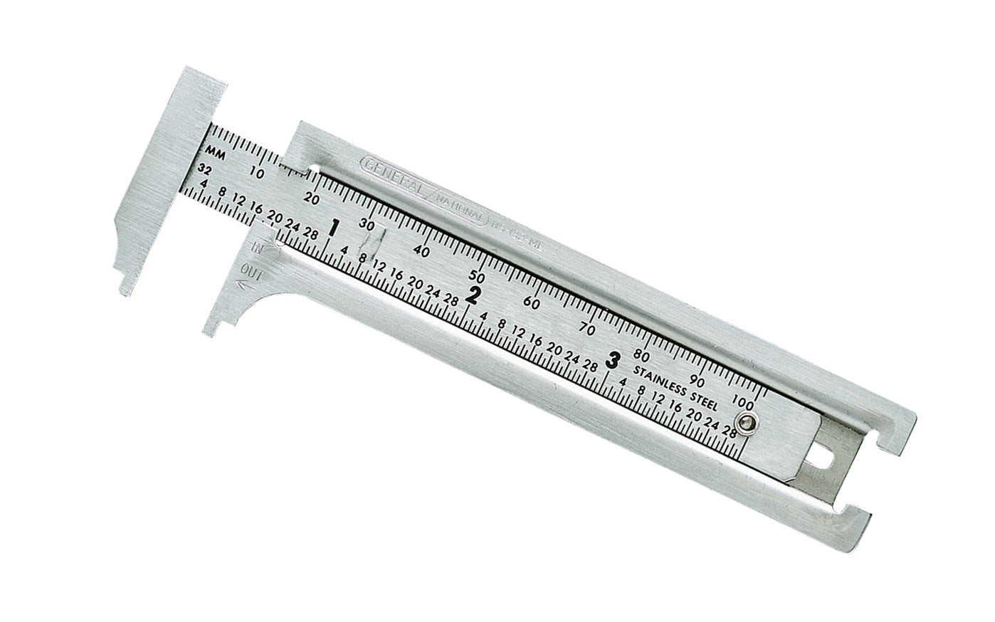 General Tools 3" Pocket Caliper ~ Standard & Metric - Model No. 132ME ~ 038728441362