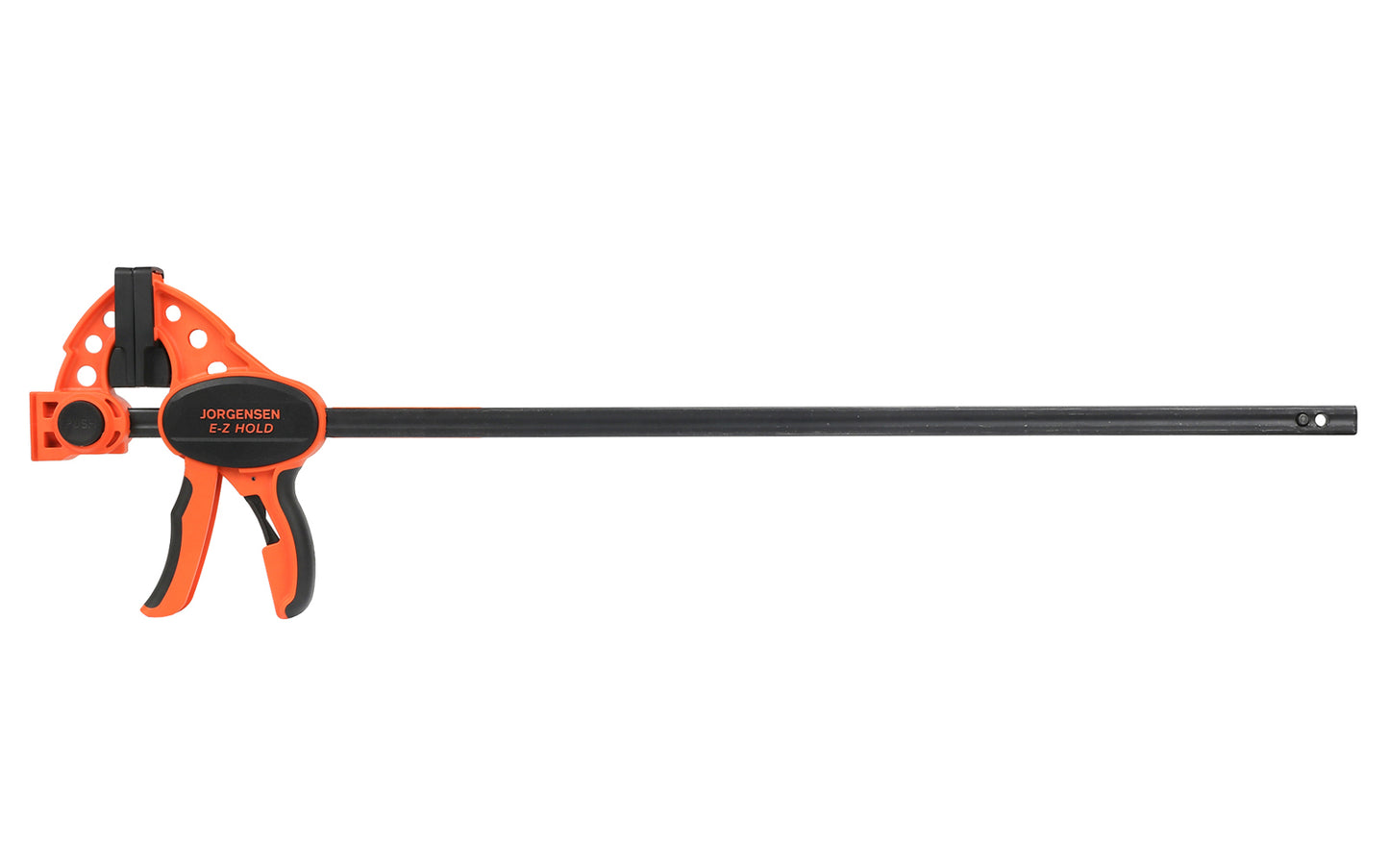 Jorgensen "EZ-Hold" Medium-Duty / Spreader Expandable Clamp ~ 24" Opening - Model No. 33424 - Comfortable one-hand clamping - Reversible Jaw converts clamp to spreader - 24" max opening - 300 lbs. clamping pressure