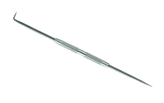 General Tools Fixed Two-Point Scriber - Model No. 80 - Straight & 90° bent - used in woodworking, metal marking, scratching, scribing, upholstery work, piercing holes, pattern-making, leather making, ceramics, glass, plastics, & many other uses ~ 038728310903