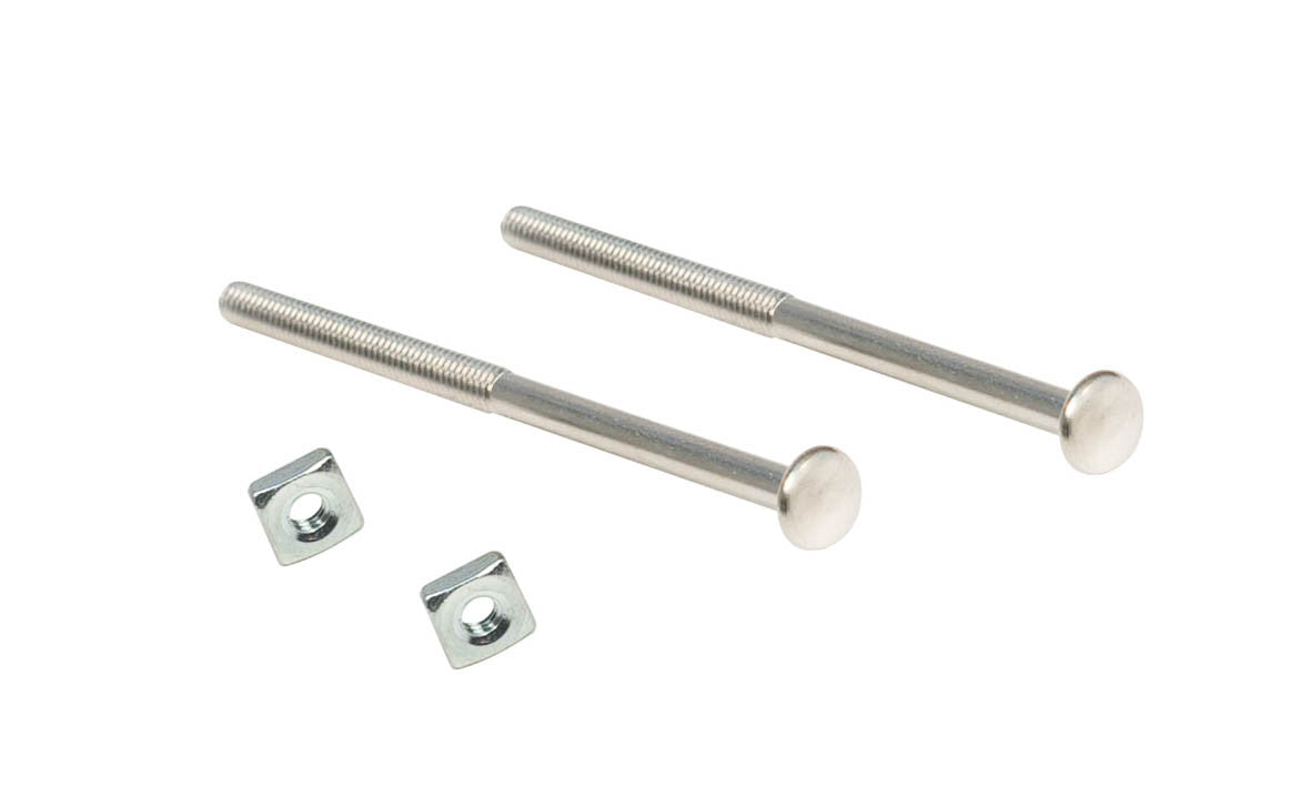 Nickel Silver Bolts & Nuts For Glass Pulls