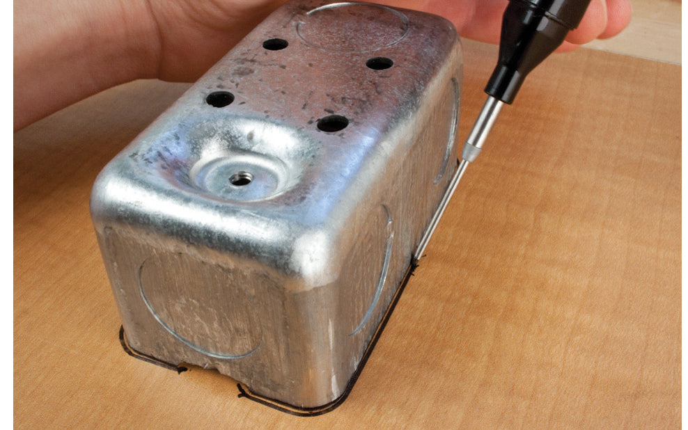 FastCap Thin Long Nose Marker solves all your tricky layout problems. It has a 1-1/2" long reach & fine point tip for marking inside holes & along walls while the other end has a wide tip for general use. Permanent & waterproof, it will be your go-to marker for any job