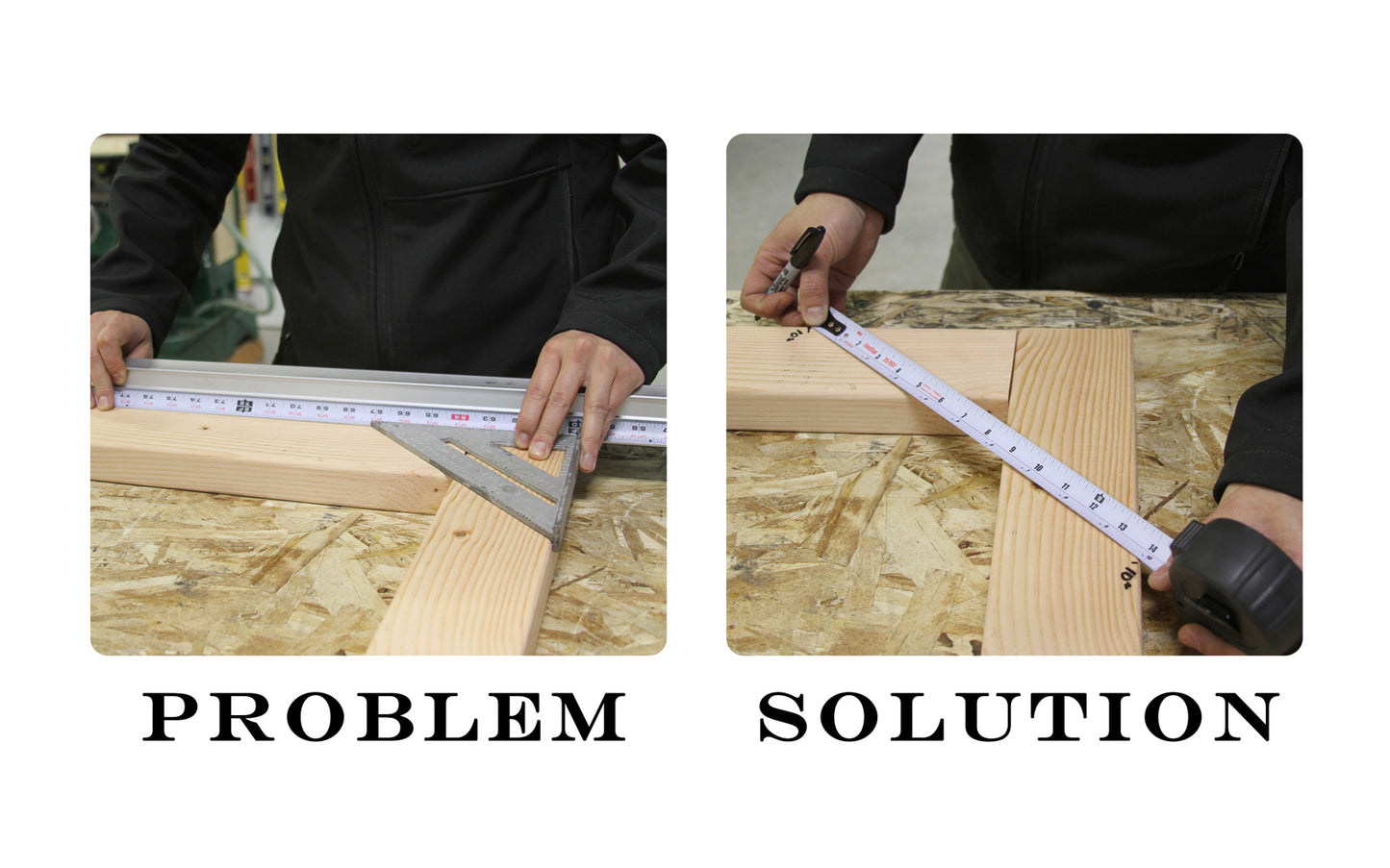 FastCap ProCarpenter Square One Hypotenuse Tape Measure - 25' - Model No. PSQ-25 SQUARE 1 TAPE