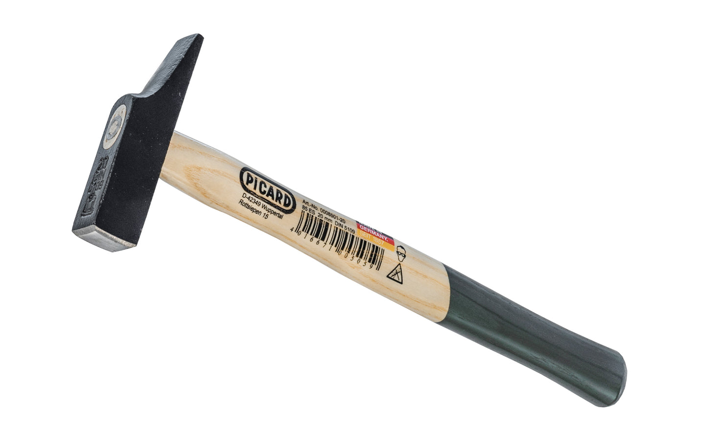 Picard Joiners' Hammer - 6 oz - Made in Germany - Picard Tools ~ Good versatile hammer when used in carpentry & cabinetmaking - Anvil Peen - Square Face - Model No. 8501-20