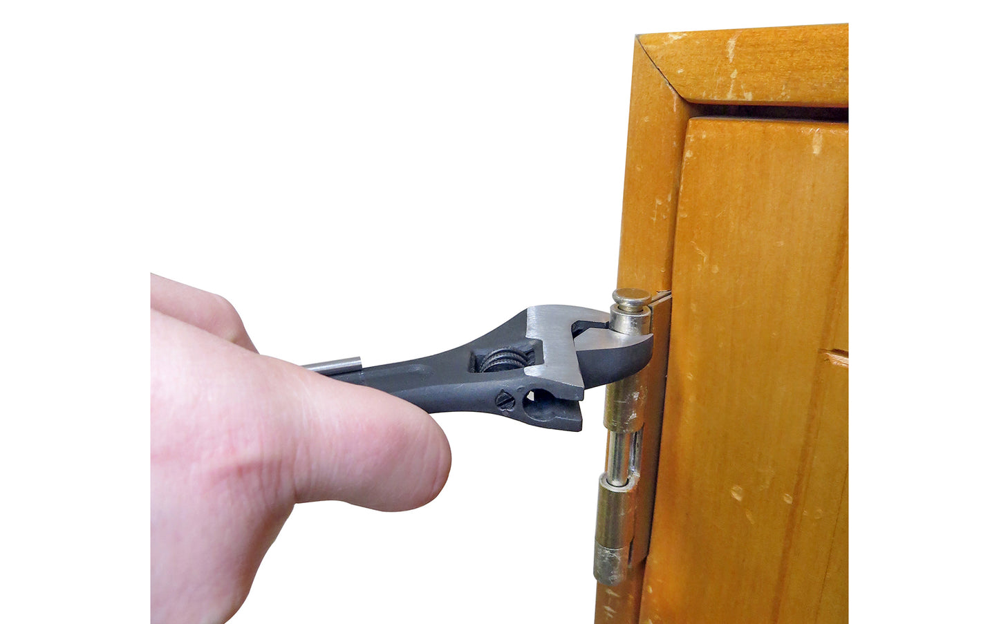 FastCap Knuckle Bender - Allows you to quickly adjust any sagging door - Specialty adjustment jaw - Hinge pin remover on tool