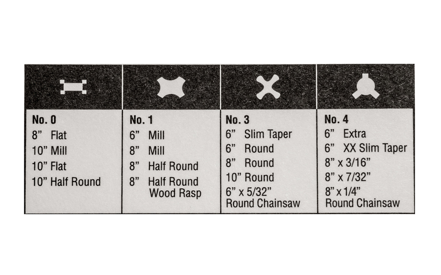 Nicholson Files ~ Model No. 21474N ~ Versatile handle for holding files, rasps, drills, reamers, saw blades, & many other tools with uncomfortable tangs ~ General purpose file handle ~ Four inserts for wide variety of tools ~ four interchangeable cushion inserts ~ 21474N File Handle ~ 037103243805 - file tool handle - With inserts