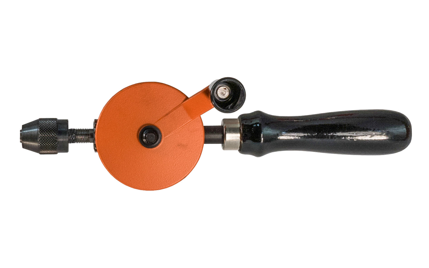 Schroeder 9-1/4" Hand Drill ~ 1/4" Chuck Capacity - Made in Germany - Schroeder ~ three-jaw chuck & a smooth-running single pinion gearing