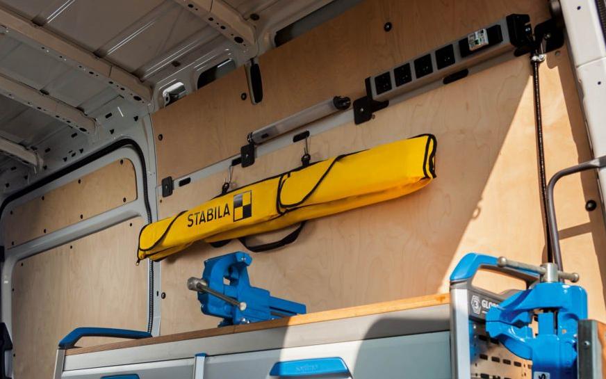 Stabila 5-Pocket Level Case - Holds 48", 32", 24", 16" & Torpedo Levels - Model No 30015