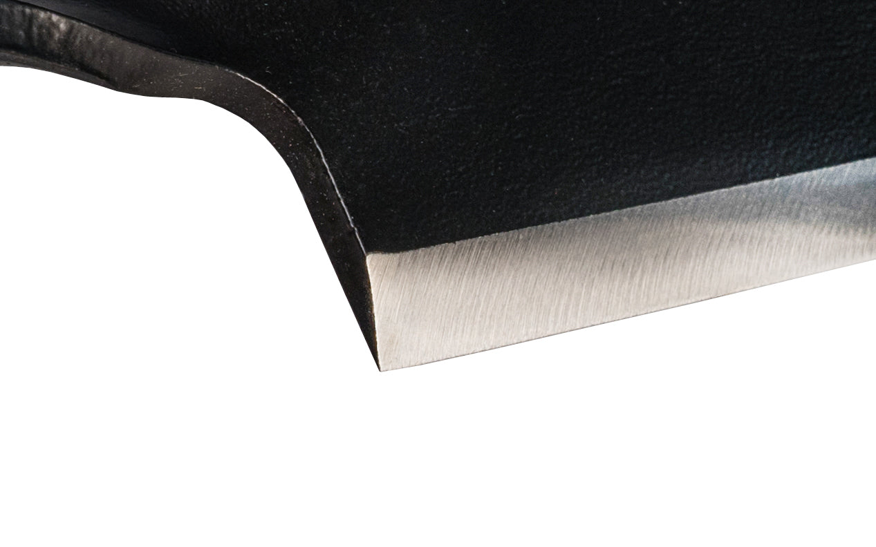 10" Straight Drawknife - general purpose woodworking drawshave tool great for many woodworking needs including wood stock removal, furniture work, & also debarking logs or firewood