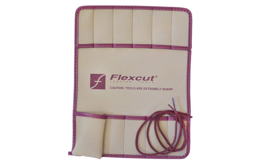 Flexcut 11-Piece Tool Roll - Model No. VROLL ~ Conveniently organize & protect your carving tools. This tool roll will accept  Flexcut Gouges to protect your edges - eleven-pouch tool roll - Flexcut Tool Roll ~ Made in USA ~ 651646200004
