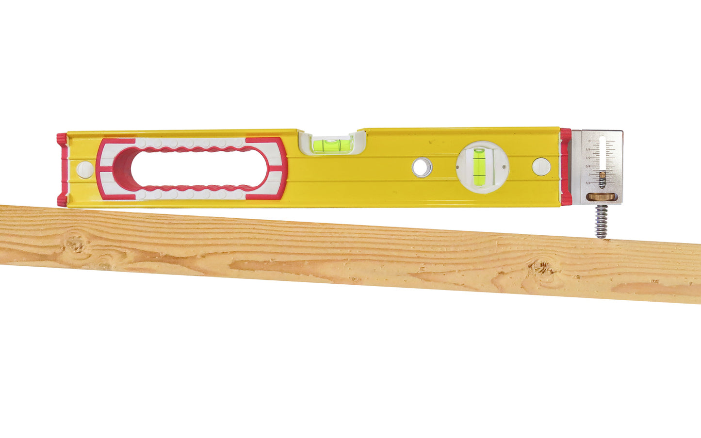 FastCap How Far Out? Universal Add-On Level Gauge - Model No. HOW FAR OUT - Fits Stabila 96 type levels & levels at least 2-3/8" tall