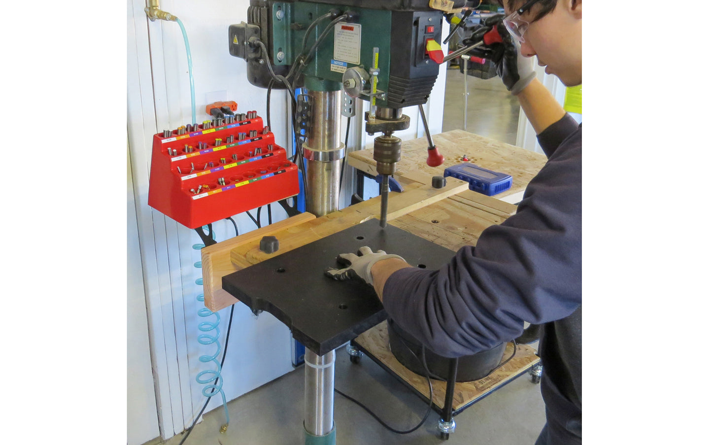 FastCap Kiss Drill Bit Index ~ 32 Slots - Easily organize all your drill bits ~ 1/16" to 1/2" in 64th increments - Model KISS DB INDEX