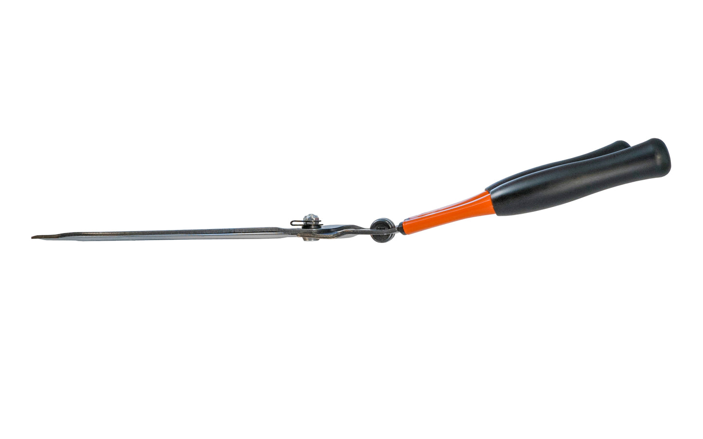 Bahco 23" Precision Hedge Shears with Steel Handles are high quality sharp shears for professional use. Great for outdoors, vineyards, topiary work. Partly serrated edge for cutting up to 10 mm (3/8") thick branches. Hardened precisely ground blades for a continuous clean cut. Model P51-F. Made in France. 7311518275426