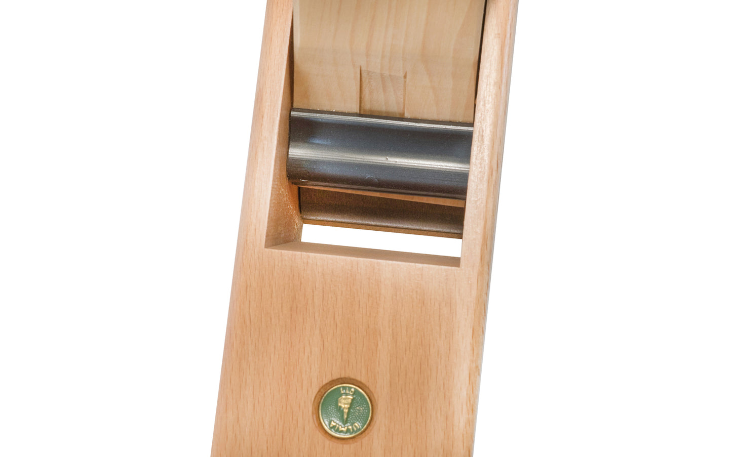 Made in Germany · Ulmia ~ Model No. HW1-60 ~ 2-3/8" wide cutter blade (60 mm) ~ Jointer plane made by Ulmia in Germany. For trimming & level planing of surfaces, joints, & straight edges. For processing large workpieces with long surface areas, used for shaving & joining. White Beech Sole - Bevel angle: 25° - Cutting angle: 45° - 4044637101286