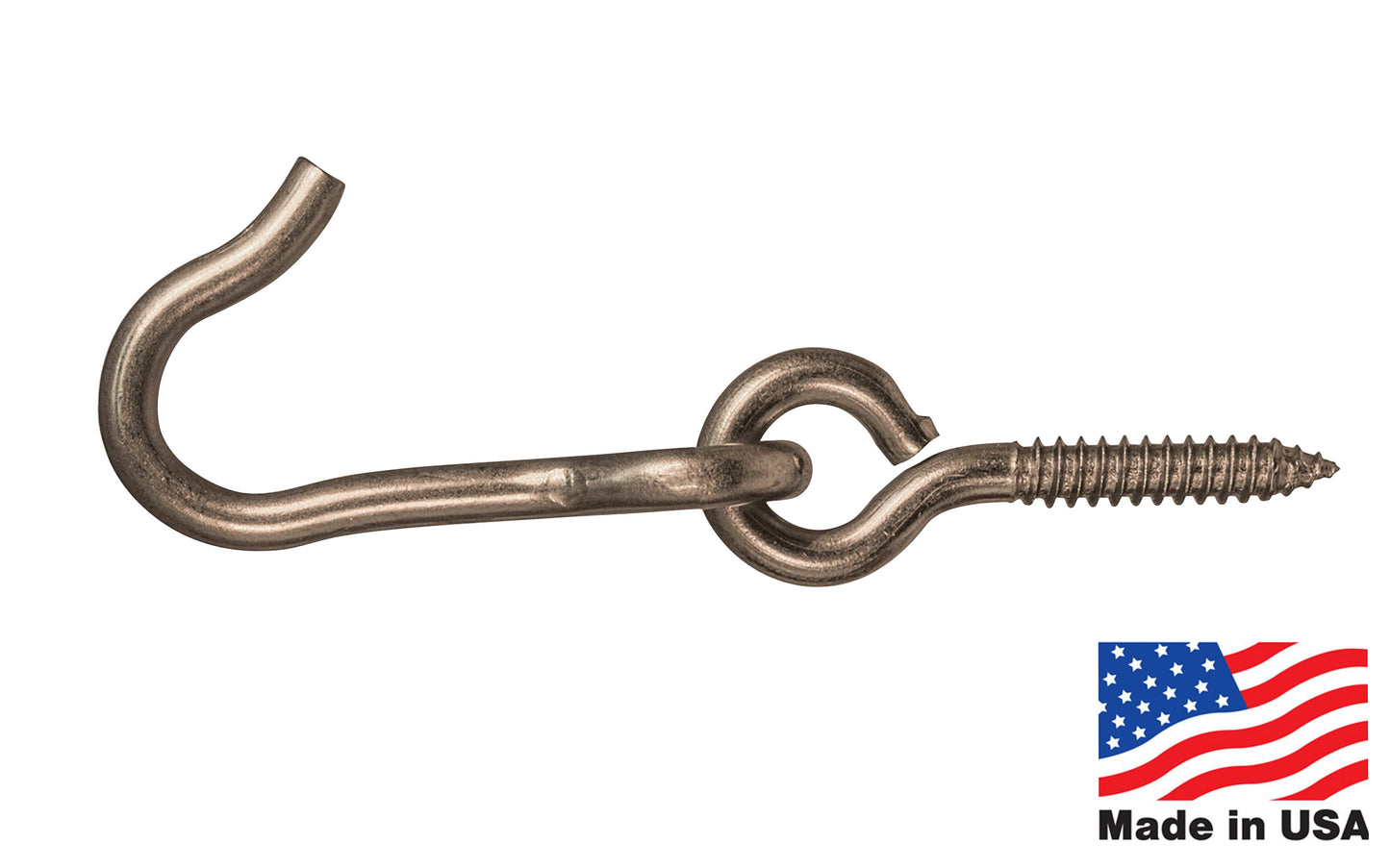 Stainless Steel Hook & Screw Eye