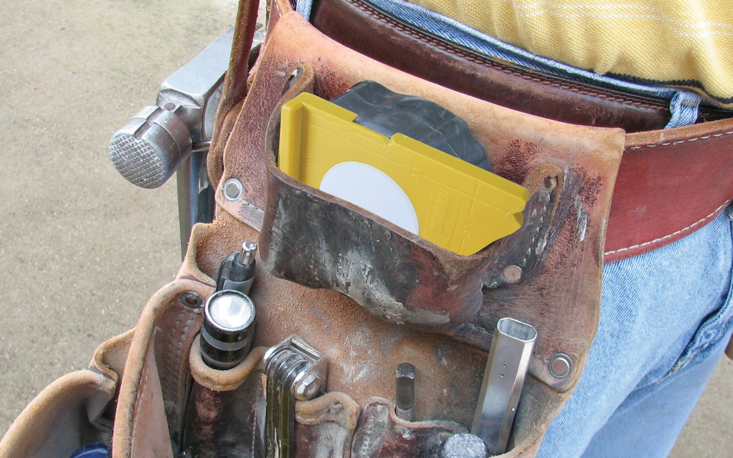 FastCap Square N Tape - Eliminates the back & forth of marking & measuring with your tape & then drawing a line with your square. This all-in-one tool has 8 great features & cuts stud layout time in half - Made in USA