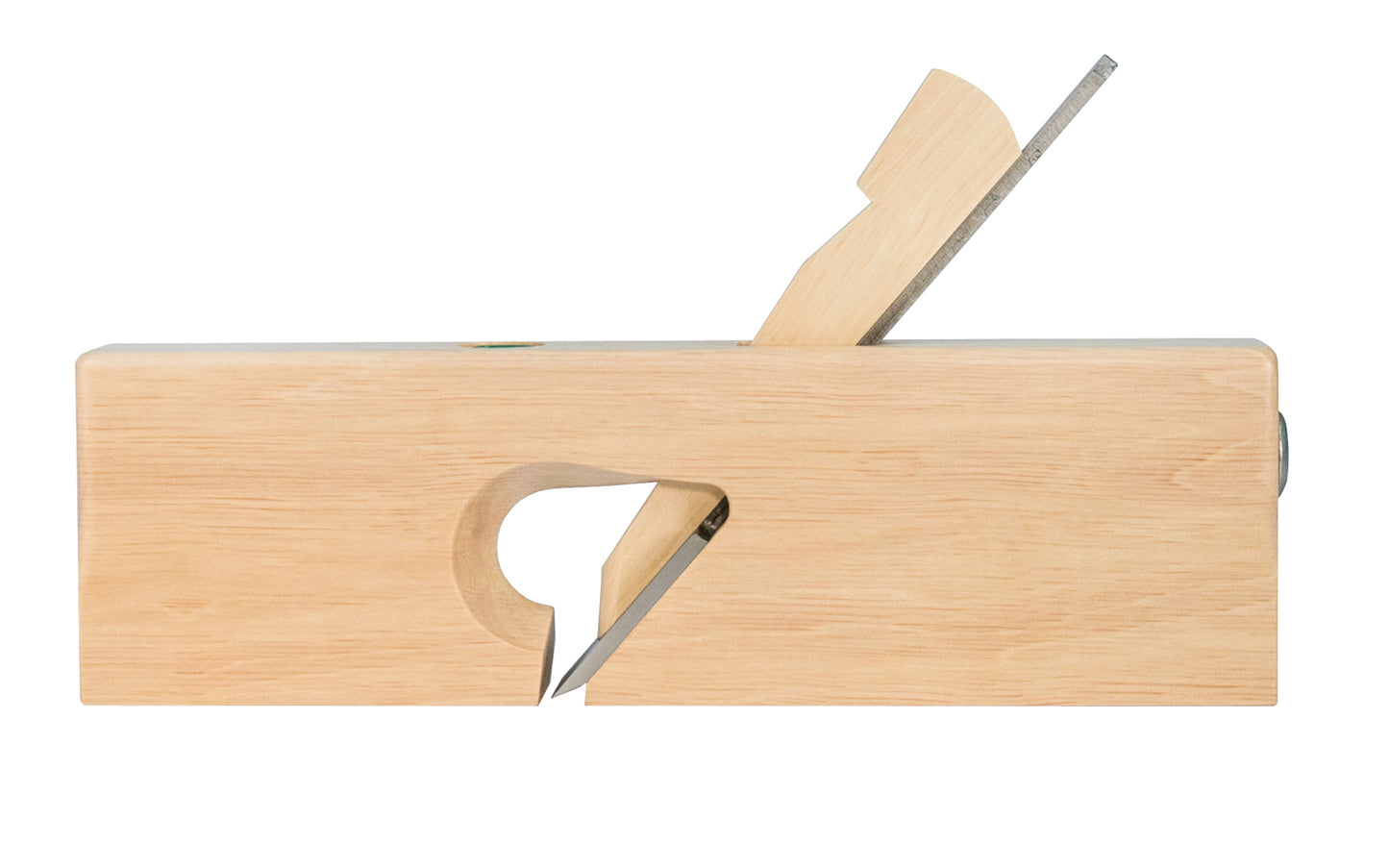 Made in Germany · Ulmia ~ Model No. HW7-30 ~ 1-1/8" wide cutter blade (30 mm) ~ Cutting angle 49° ~ Rabbet plane made by Ulmia in Germany. Single iron rabbet plane made by Ulmia in Germany. For planing out rabbets on doors & windows, profile corners & edges, etc 4044637101484 - White Beech Plane - Hobel Gebrauchsfertig