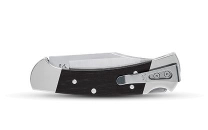 Buck Knives 112 'Slim Elite' Folding Ranger Knife. Premium BOS heat-treated MagnaCut steel. 3" blade length. Model 0112BRS20-B. Made in USA.