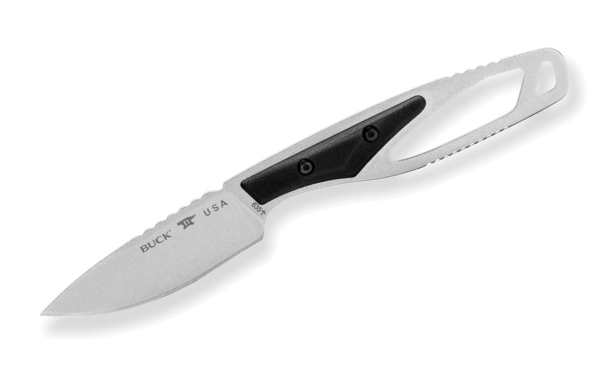 The Buck Knives 635 PakLite Cape Knife. Blade length: 2 3/4" (7.0 cm). Model 0635BKS-B. Made in USA.