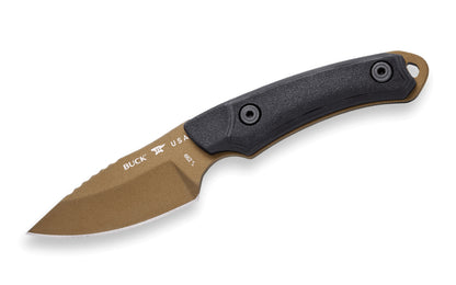 Buck Knives 662 Alpha Scout Knife. Blade is made of 420HC Stainless Steel - Burnt Bronze finish. Model 0662BKS1-B. Made in USA.