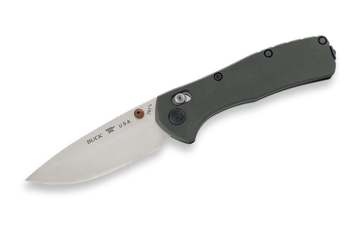 Buck Knives 791 Range Elite Knife - Green. Model 0791GRS-B. 033753169267. Made in USA.