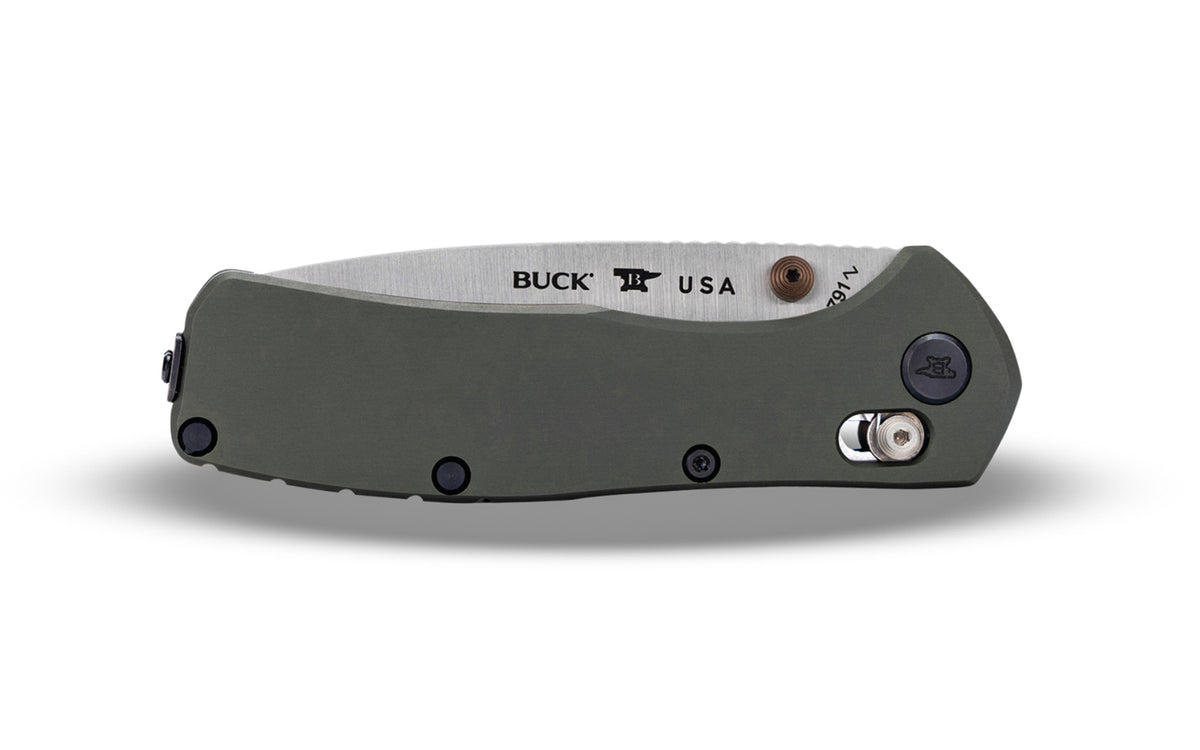 Buck Knives 791 Range Elite Knife - Green. Model 0791GRS-B. 033753169267. Made in USA.